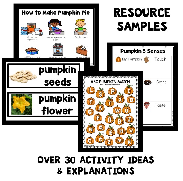 Pumpkin Activities and Lesson Plans for Preschool