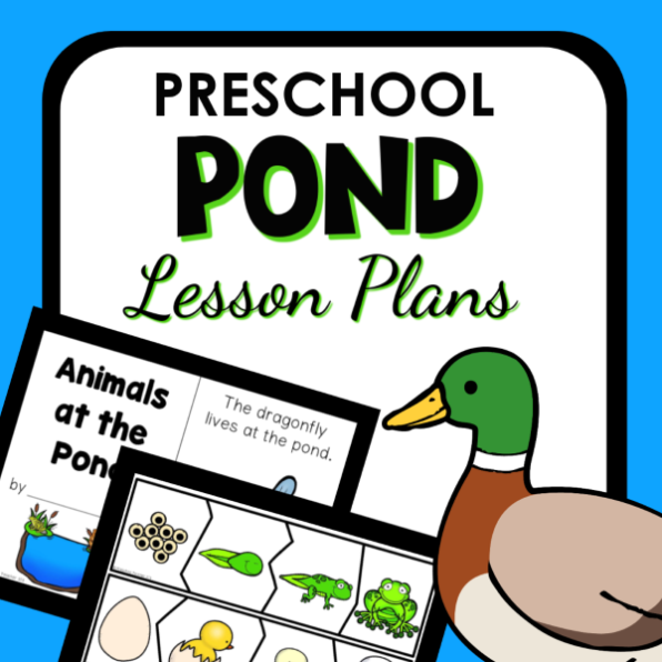 Animals at the Pond Preschool Circle Time Song and Activities ...