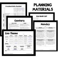 PT Planning Materials-Zoo Theme Preschool Activities