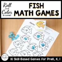 Cover-Roll and Cover Math Games-Fish