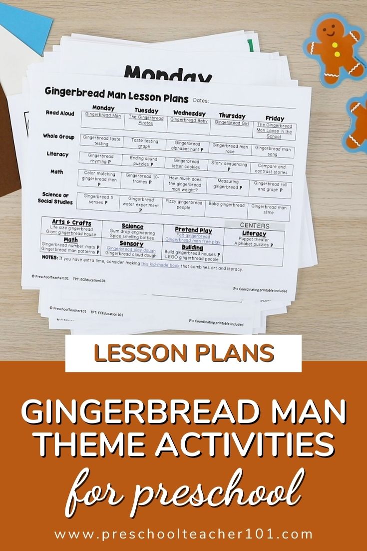 Gingerbread Theme Activities