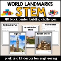 World Structures STEM Challenge for Block Center