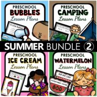 Summer Preschool Lesson Plans Bundle 2