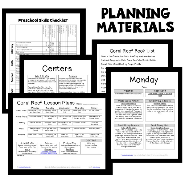 Preschool Coral Reef Lesson Plans Preschool Coral Reef Lesson Plans