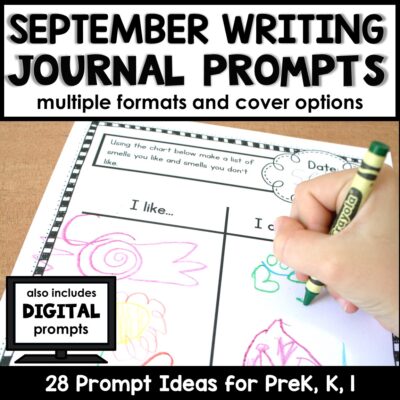 September Writing Journal Prompts-Cover