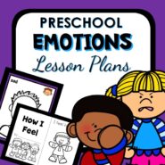 Preschool Emotions Lesson Plans 600