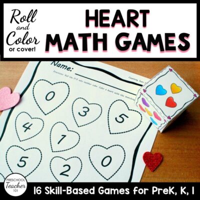 Cover-Roll and Cover Math Games-Heart