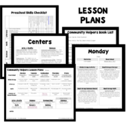 PT Planning Materials-Community Helpers Theme