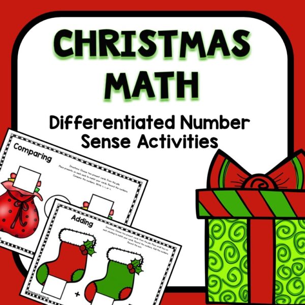 Christmas Number Sense Math Activities for Preschool