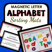 Magnetic Letter Sorting-Alphabet Activities