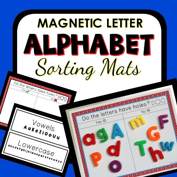 Magnetic Letter Sorting-Alphabet Activities