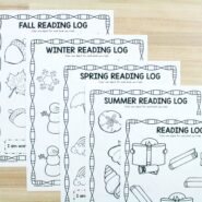 Preschool and Kindergarten Reading Logs