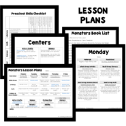 PT Planning Materials-Monsters Theme