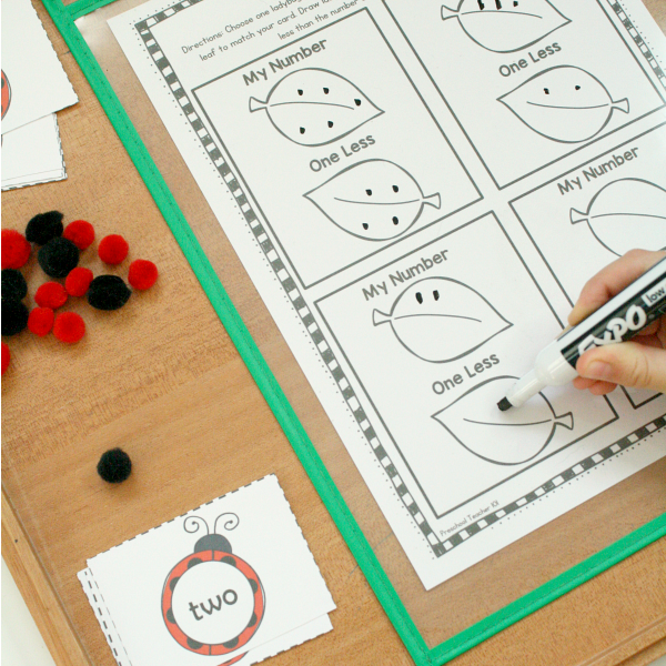 One Less Activity-Ladybug Spring Math One Less Activity-Ladybug Spring Math