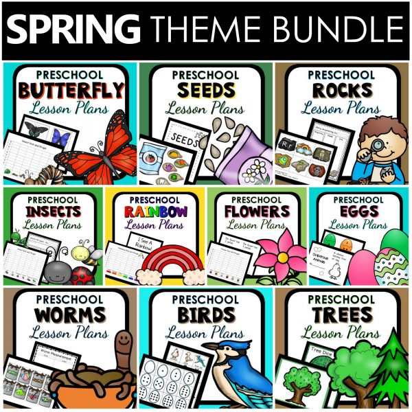 Spring Themes Lesson Plan Bundle