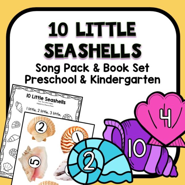 10 Little Seashells Preschool Circle Time Song and Activities ...