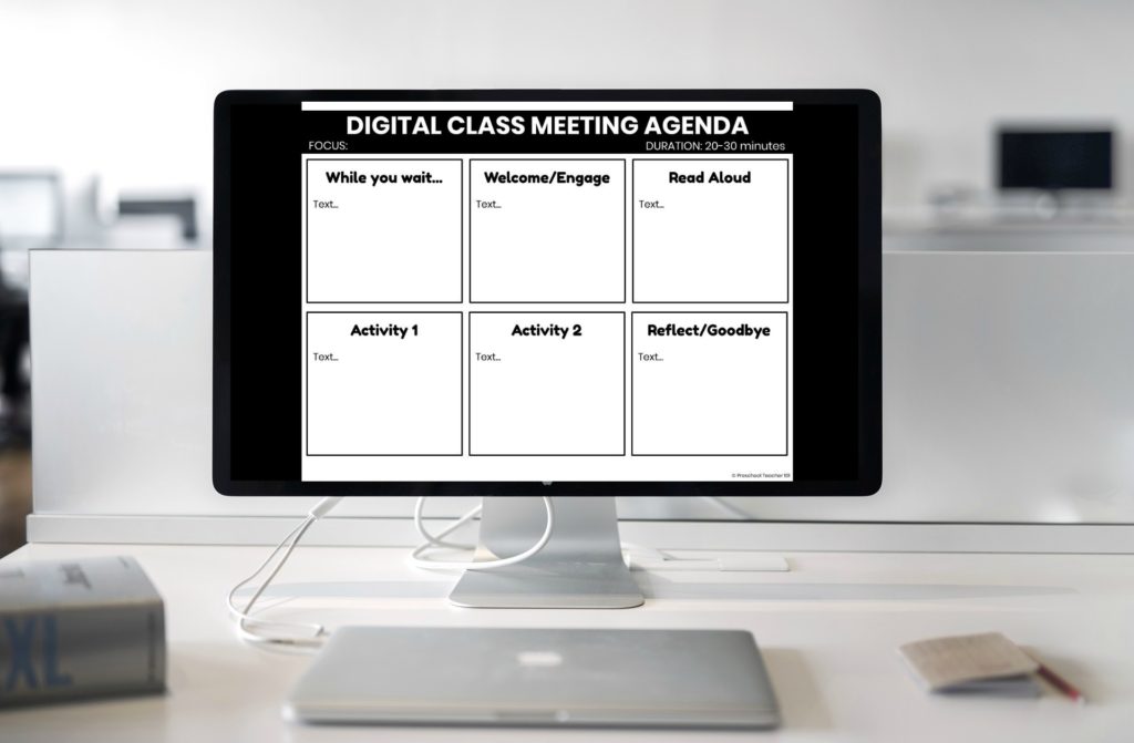 Digital Class Meeting Agenda Sample-Free Download