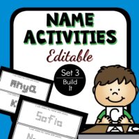 Name Activities-Set 3 | Build It