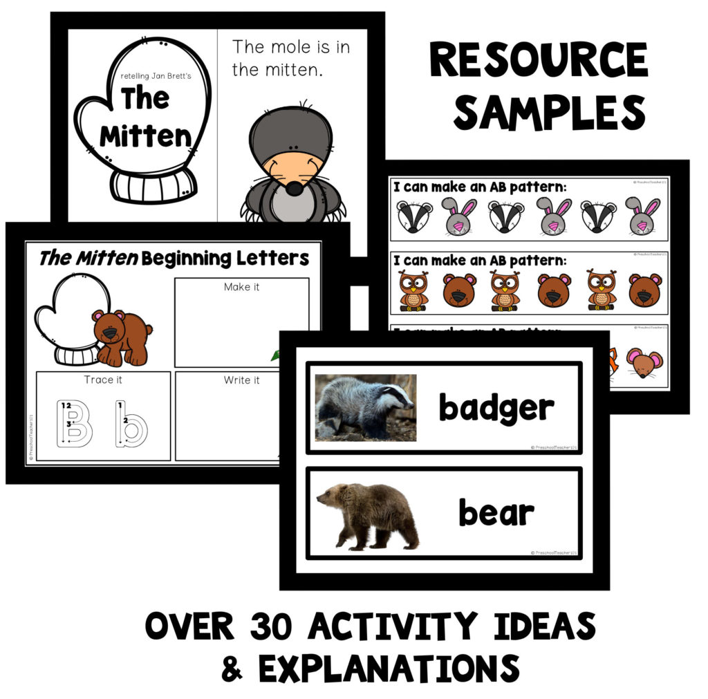 The Mitten Preschool Classroom Lesson Plans Preschool Teacher 101