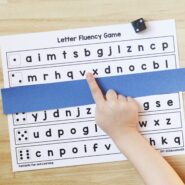 Letter Naming Fluency Game for Kindergarten
