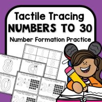 Cover-Tactile Tracing to 30