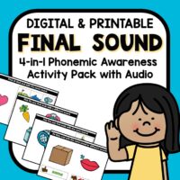 Cover-Final Sounds Phonemic Awareness