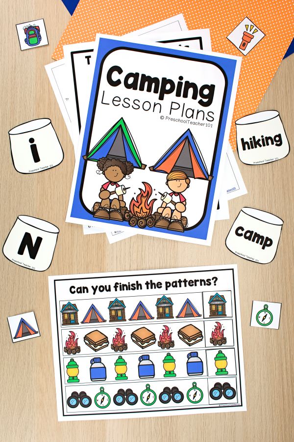 Camping Theme PreK Lesson Plans