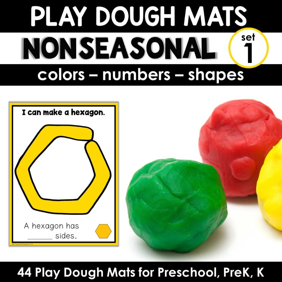 Nonseasonal Play Dough Mats 1