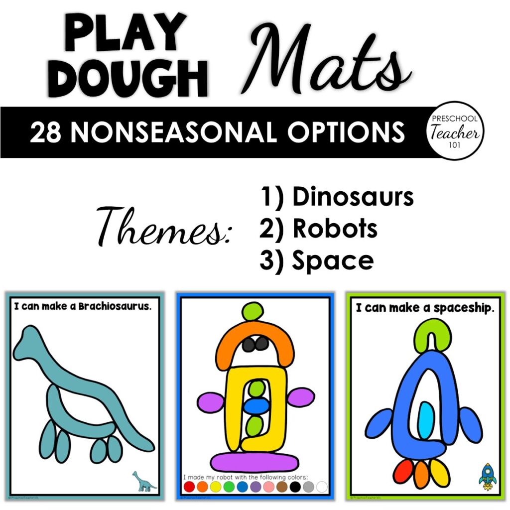 Nonseasonal Play Dough Mats 3
