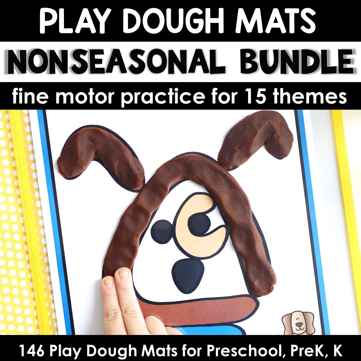 Nonseasonal Play Dough Mats Bundle