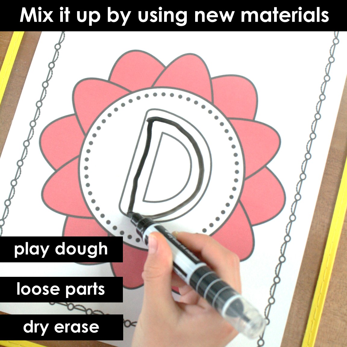 Flower ABC Fine Motor Mats - Image 3