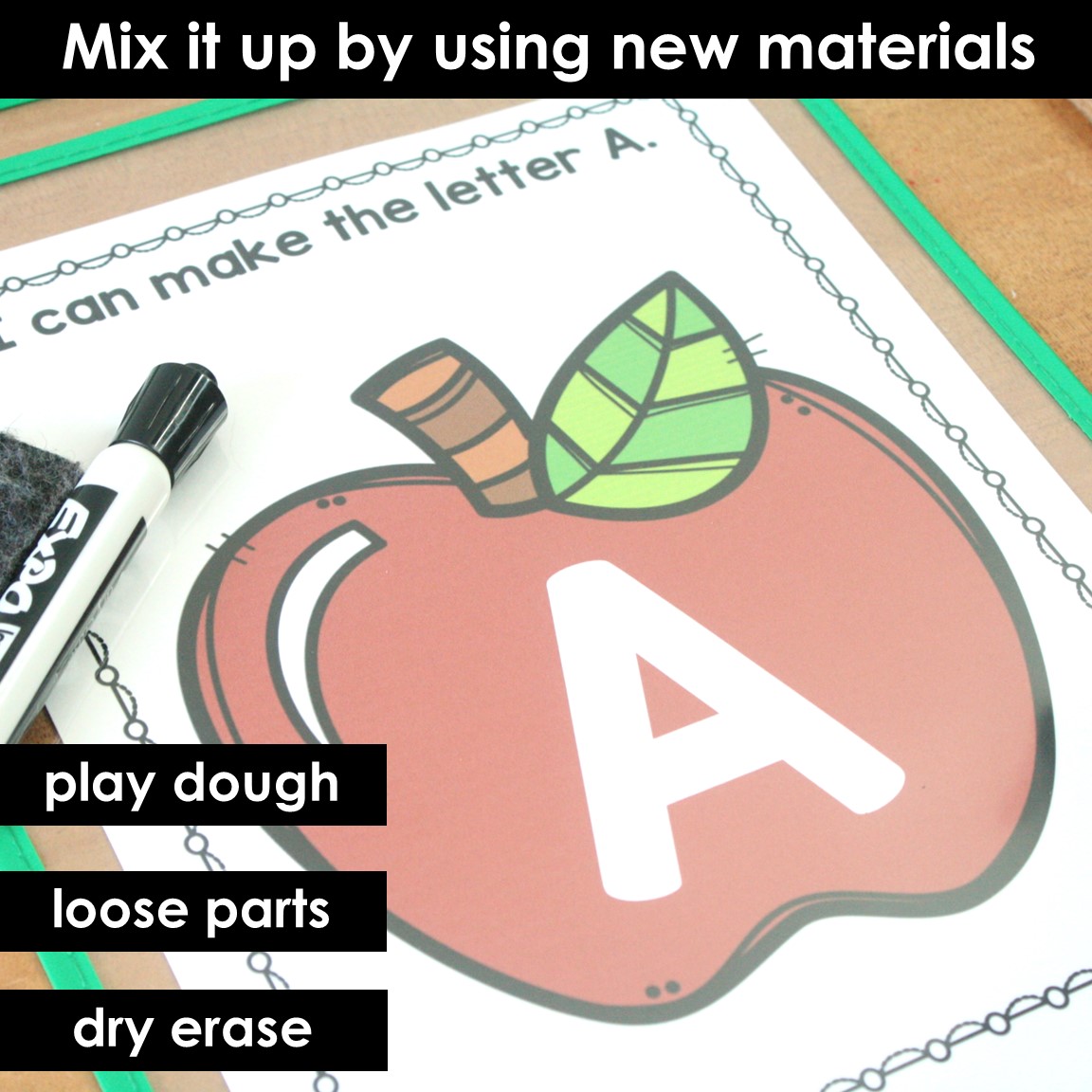 Apple ABC Fine Motor Mats - Image 3