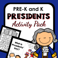 Cover - Presidents Day Activity Pack-600