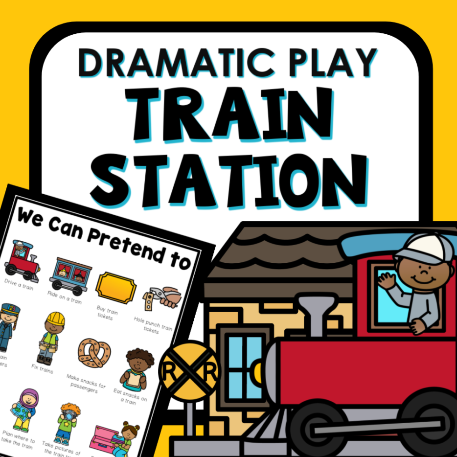 Train Station Dramatic Play Preschool Teacher 101