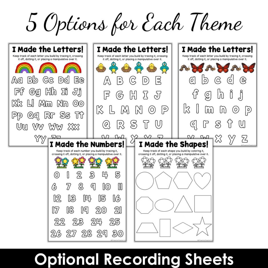 Read Write Build Spring Mats (4) Read Write Build Spring Mats (4)