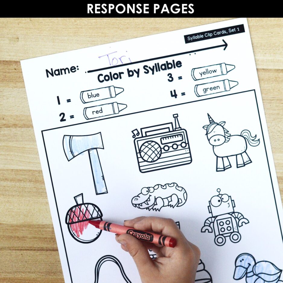 Quick View-Syllable Clip Cards (2) Quick View-Syllable Clip Cards (2)