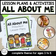 Cover-All About Me Theme Lesson Plans for Preschool and Pre-K