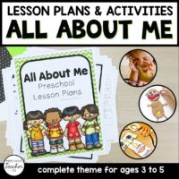 All About Me Theme Preschool Classroom Lesson Plans