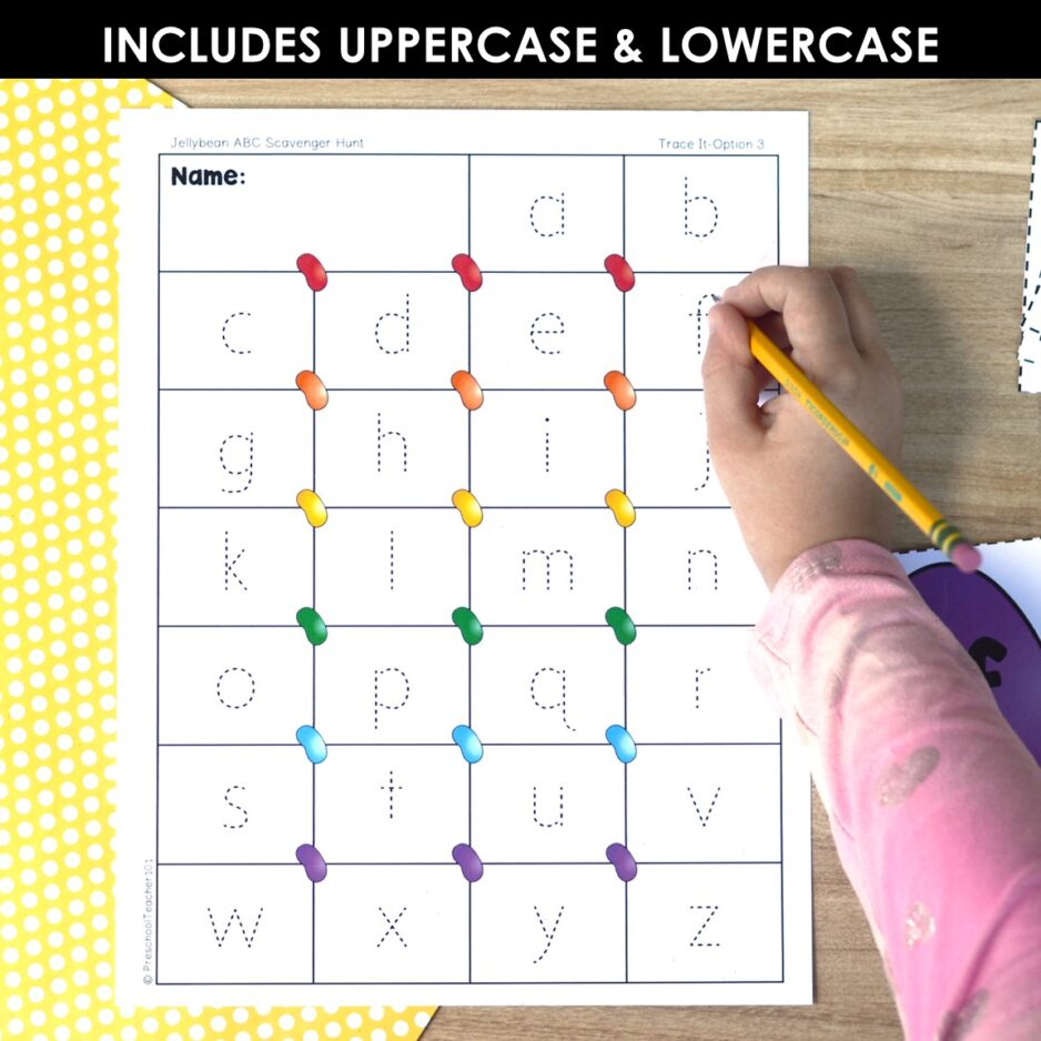 Jelly Bean ABC Easter Scavenger Hunt (2) Jelly Bean ABC Easter Scavenger Hunt (2)