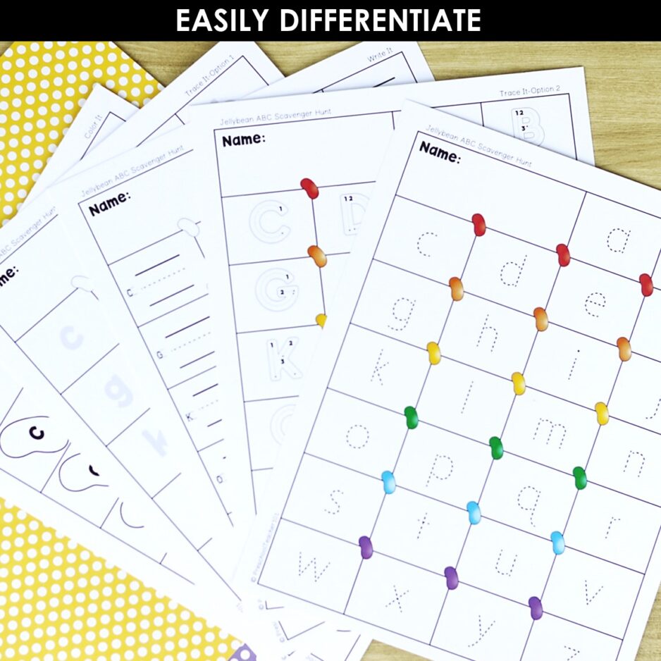 Jelly Bean ABC Easter Scavenger Hunt (3) Jelly Bean ABC Easter Scavenger Hunt (3)