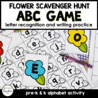 Cover-Flower ABC Scavenger Hunt