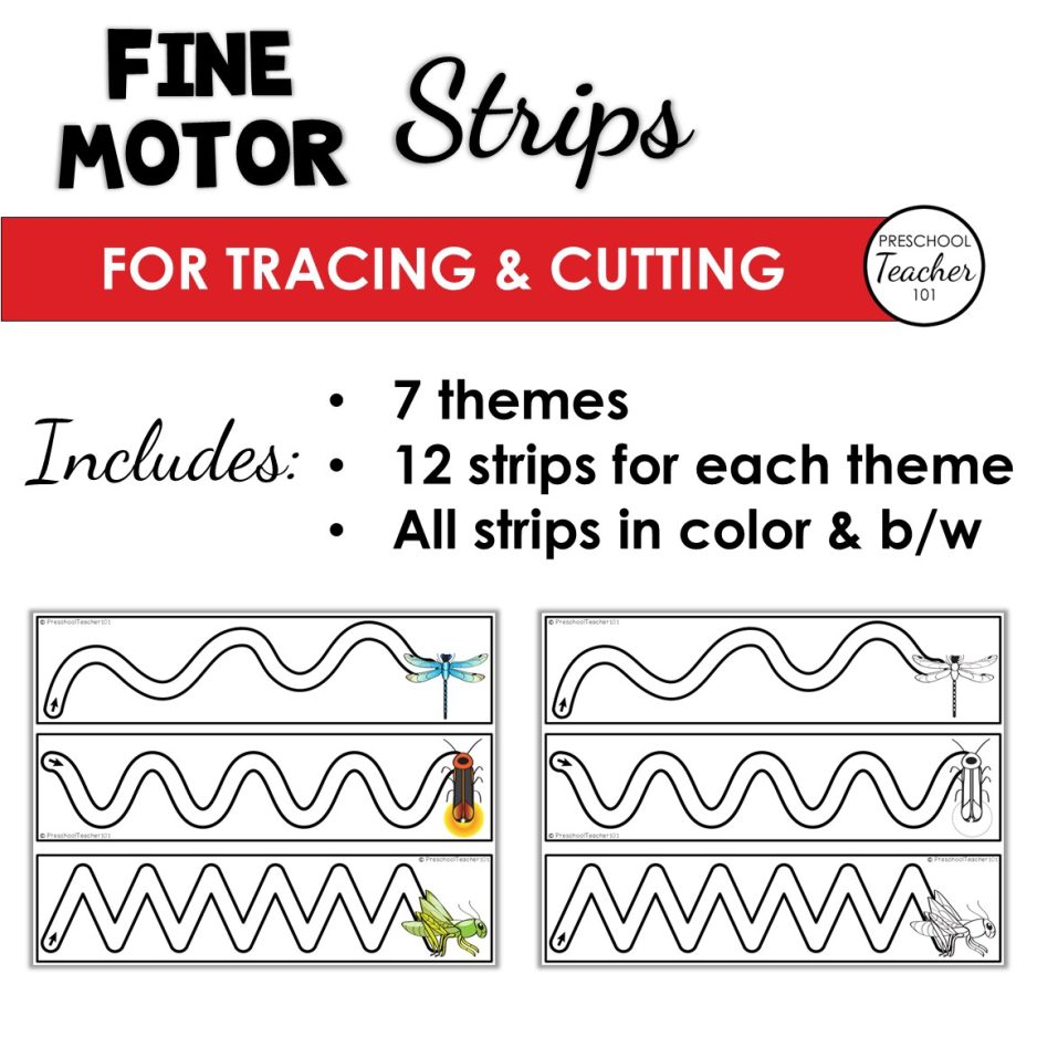 Animals Fine Motor Strips (2) Animals Fine Motor Strips (2)