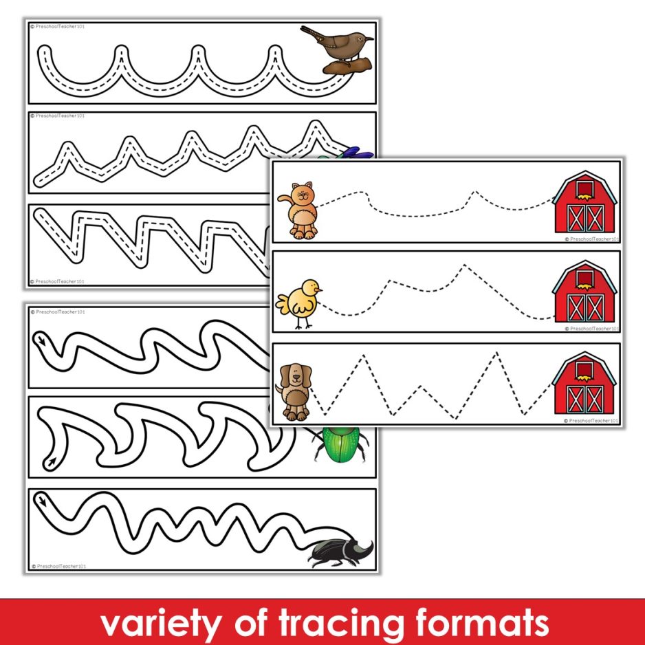 Animals Fine Motor Strips (4) Animals Fine Motor Strips (4)
