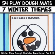 Cover-Play Dough Mats-Winter