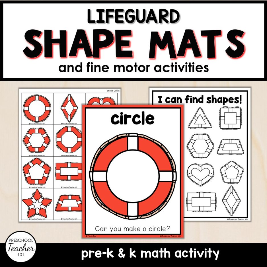 Cover-Shape Mats-Community Helpers-Lifeguard