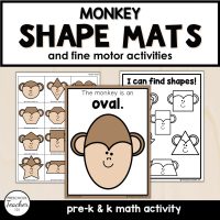 Cover-Shape Mats-Zoo-Monkey