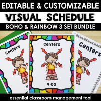 Visual Schedule Cards Bundle