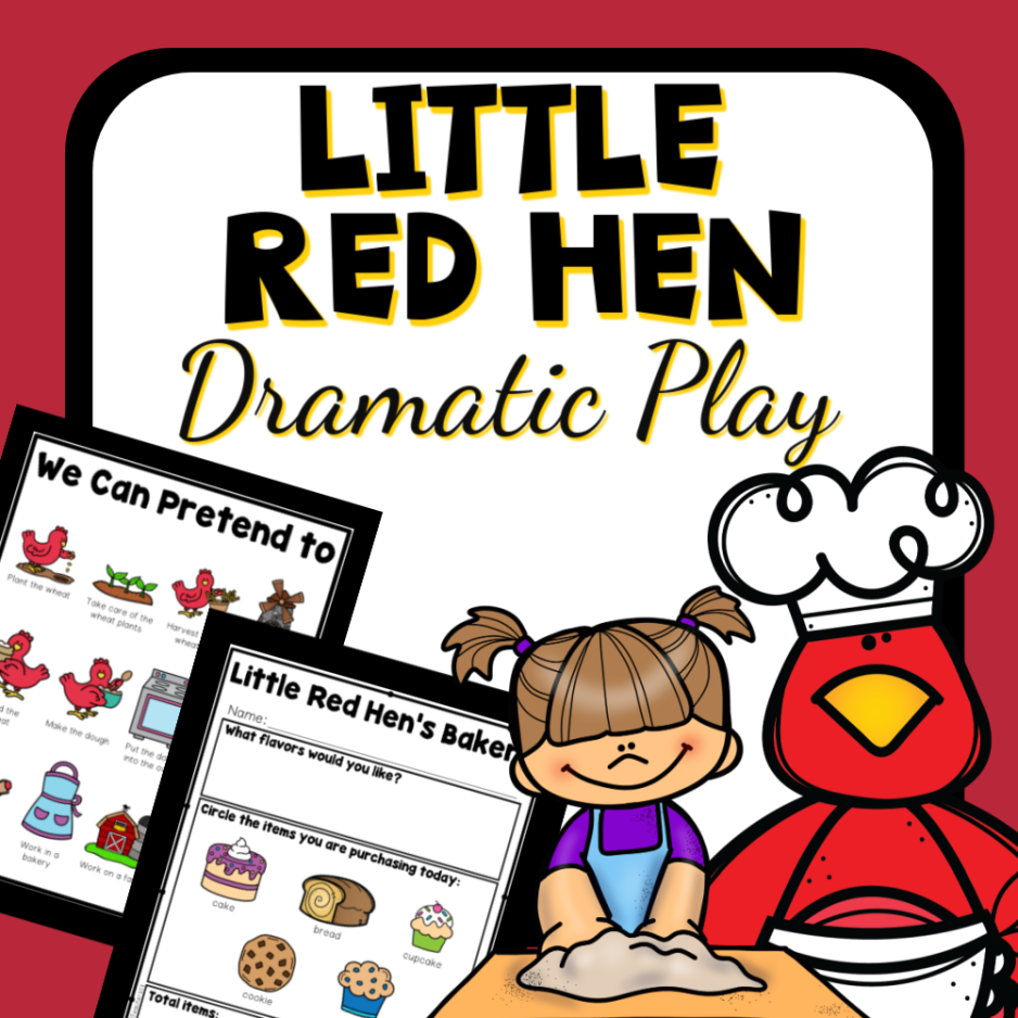 Cover-Little Red Hen Dramatic Play