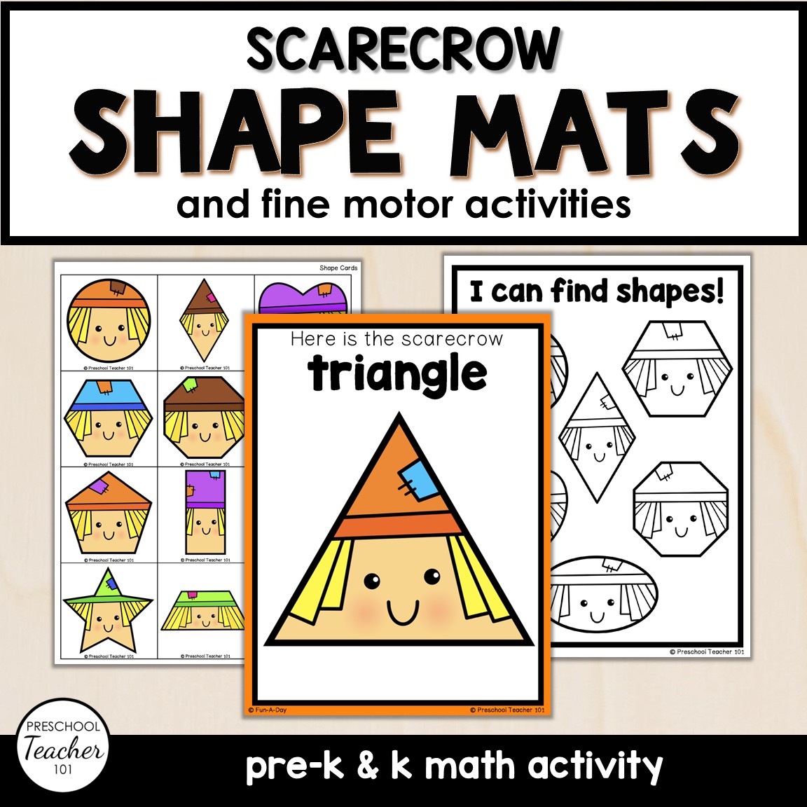 Cover-Scarecrow Shape Mats