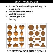 Thumb-Acorn Shape Mats (4)